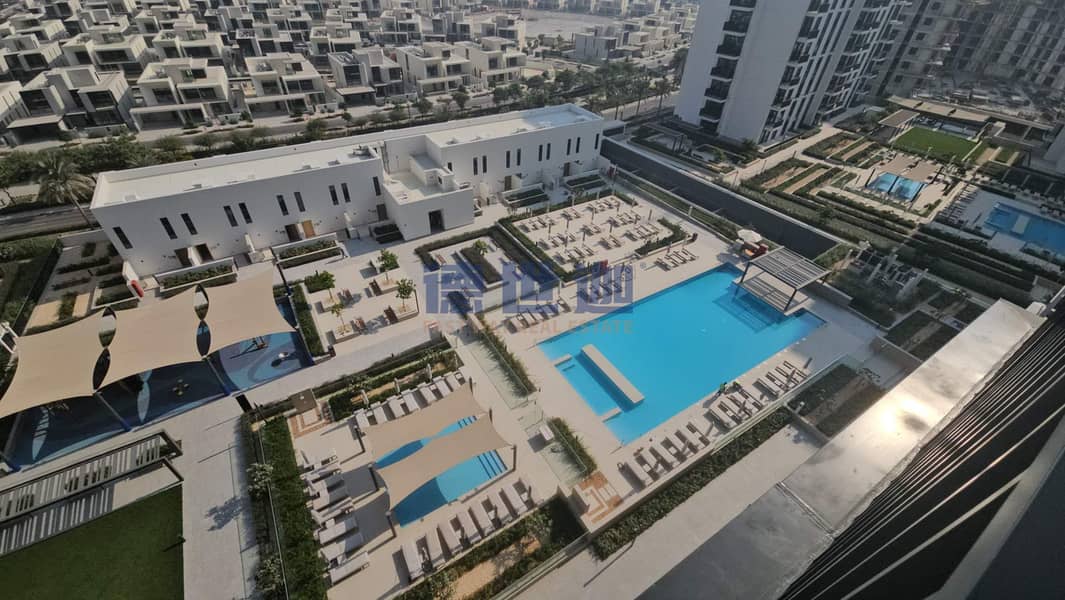 one bedroom | open villa view and pool view | ready to move | brand new