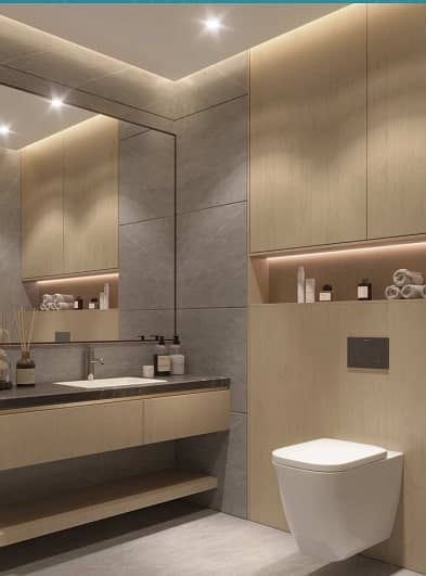 Refined 2 BR Sami-Furnished apartment | Edgewater Phase 1, Dubai Islands - Image 9