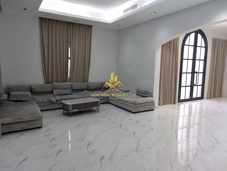 *BRAND NEW**FURNISHED**HUGE 6BR VILLA-SANDWICH PANEL MAJILIS-PANTRY-LAUNDRY-GARAGE-2 HALLS-MAIDS ROOM- 2 PARKING -1 HUGE KITCHEN-STORE-PRIME LOCATION