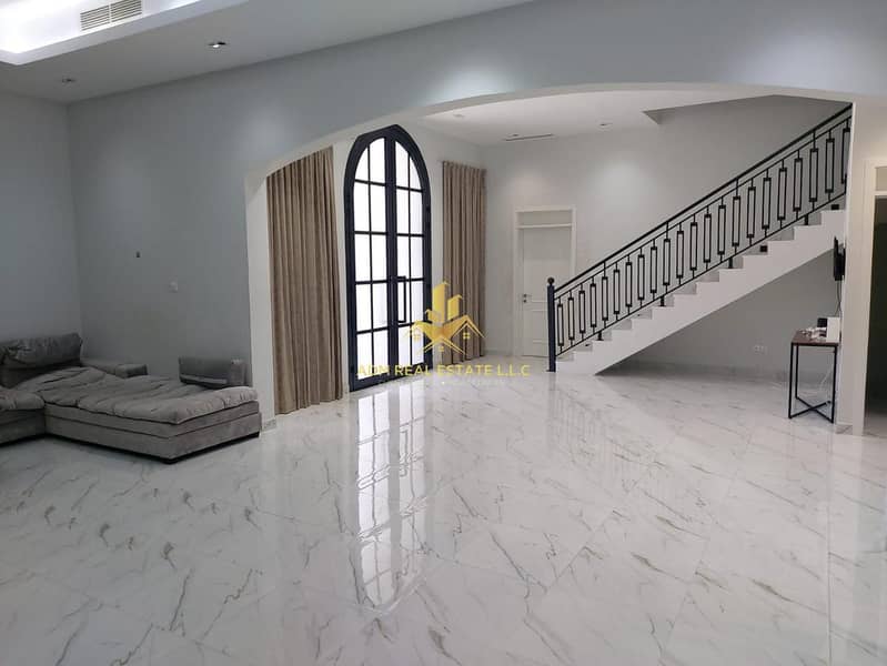 *BRAND NEW**FURNISHED**HUGE 6BR VILLA-SANDWICH PANEL MAJILIS-PANTRY-LAUNDRY-GARAGE-2 HALLS-MAIDS ROOM- 2 PARKING -1 HUGE KITCHEN-STORE-PRIME LOCATION