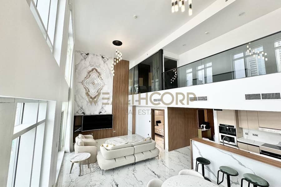 2 Beds + Study Room | Double-Height Living Room | Premium Upgrades | Designer-Furnished