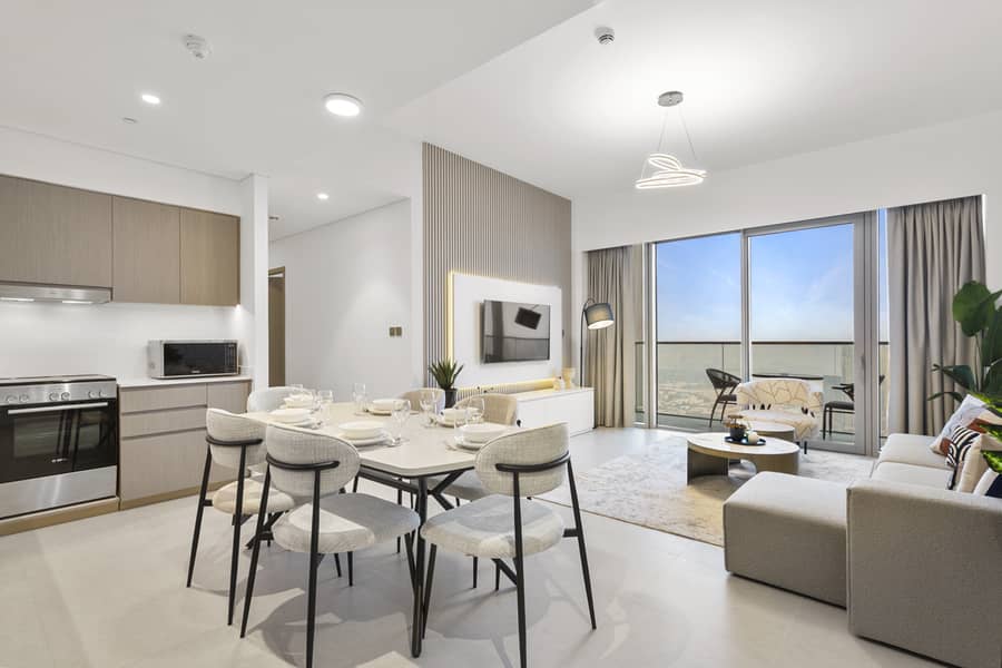 Downtown Luxe Retreat | Modern 2BR Facing Burj Khalifa