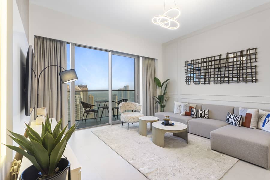 Downtown Luxe Retreat | Modern 2BR Facing Burj Khalifa