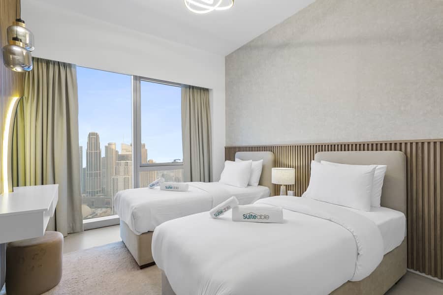 Downtown Luxe Retreat | Modern 2BR Facing Burj Khalifa - Image 8