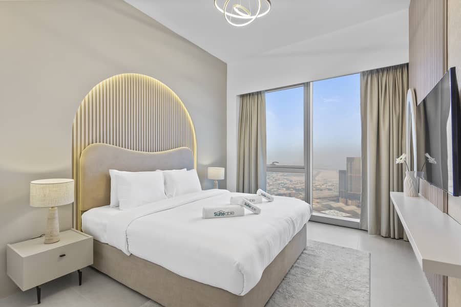 Downtown Luxe Retreat | Modern 2BR Facing Burj Khalifa - Image 7