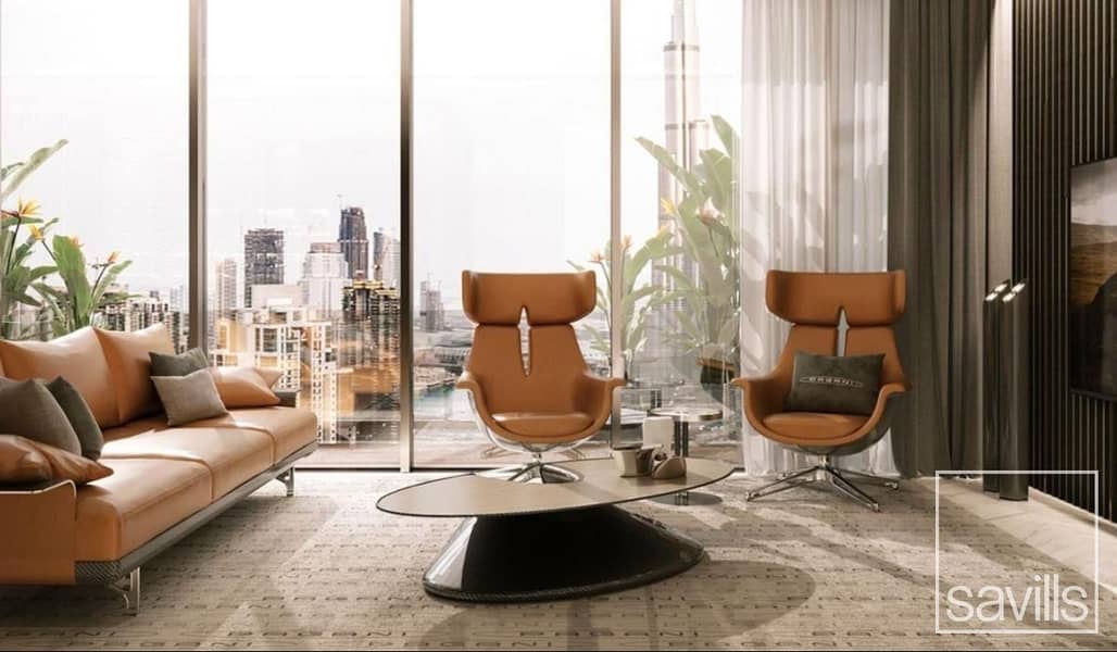 W branded Custom Penthouse | Burj Khalifa View