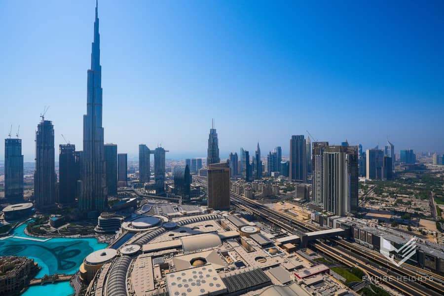BURJ AND CANAL VIEW | HIGH FLOOR | LUXURY FINISHED
