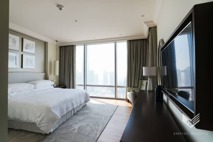 BURJ AND CANAL VIEW | HIGH FLOOR | LUXURY FINISHED