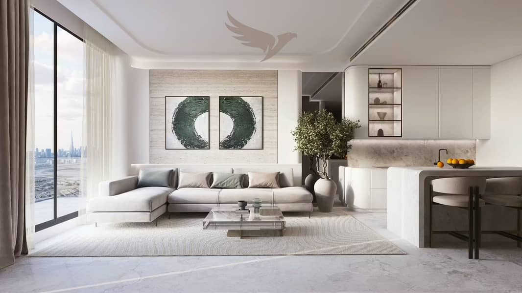 Near Handover Burj Khalifa And Dubai Frame View