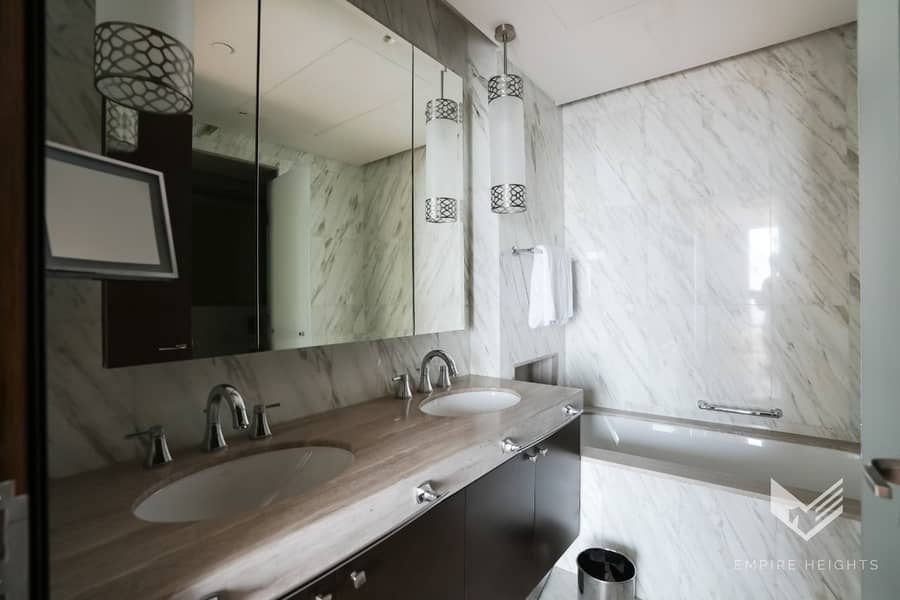 BURJ AND CANAL VIEW | HIGH FLOOR | LUXURY FINISHED - Image 23