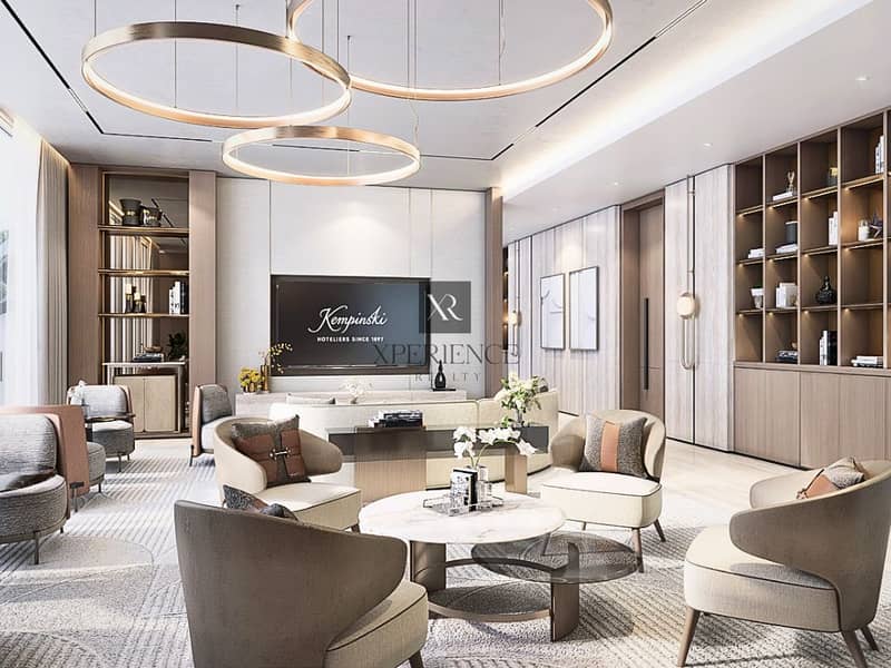 High Floor | Stylish 1 Bedroom | Kempinski Marina | Resale - Image 3