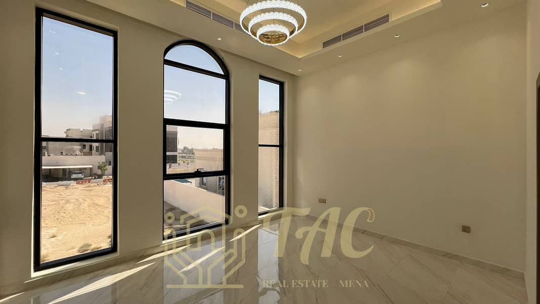 villa in the Mushrif area with a European design in a prime location, directly overlooking the main street, consisting of 6 master bedrooms. - Image 23