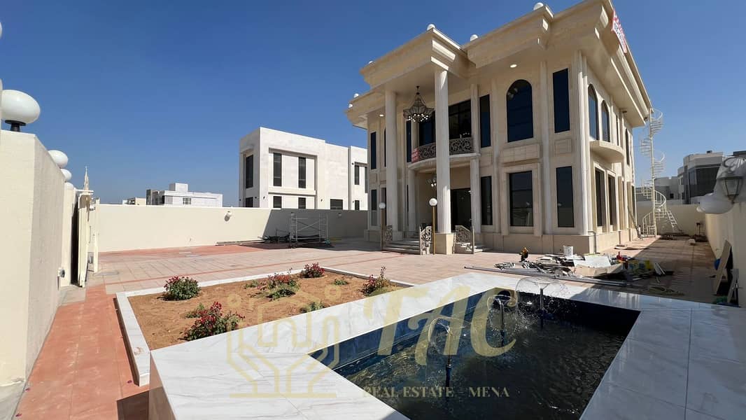 villa in the Mushrif area with a European design in a prime location, directly overlooking the main street, consisting of 6 master bedrooms. - Image 26
