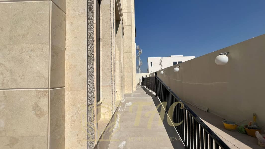 villa in the Mushrif area with a European design in a prime location, directly overlooking the main street, consisting of 6 master bedrooms. - Image 28