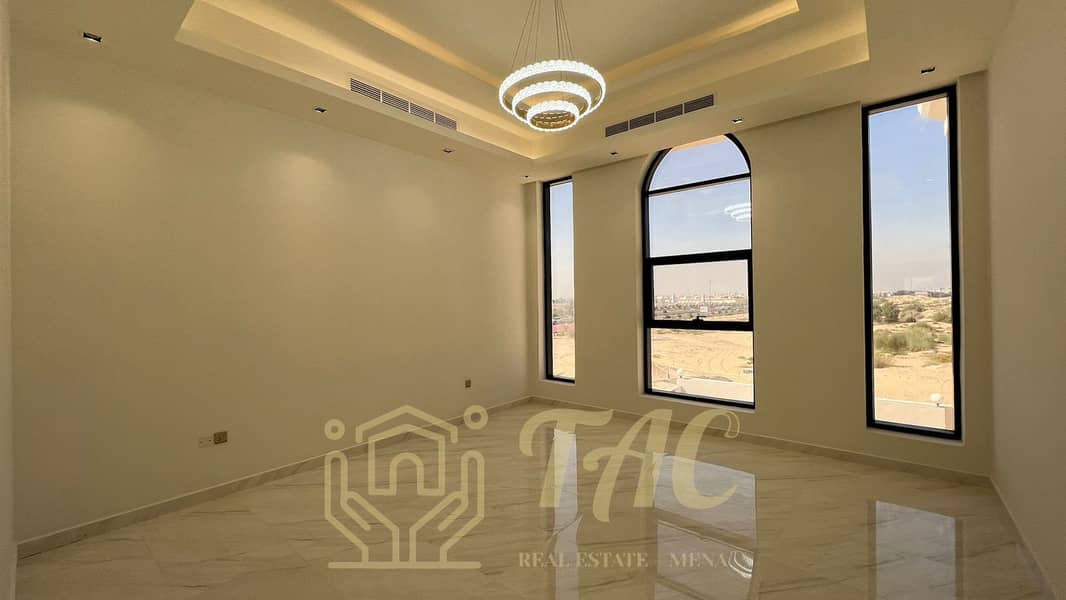 villa in the Mushrif area with a European design in a prime location, directly overlooking the main street, consisting of 6 master bedrooms. - Image 34