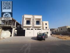 Villa for rent in Al-Haliyo 2, ready with electricity, water, central air conditioning, built-in wardrobes, spacious areas, 6 master bedrooms, a majli