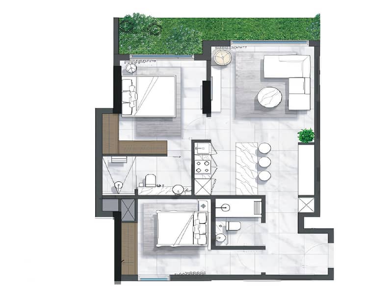 Below Original Price | Serviced Apartment | Furnished - Image 16