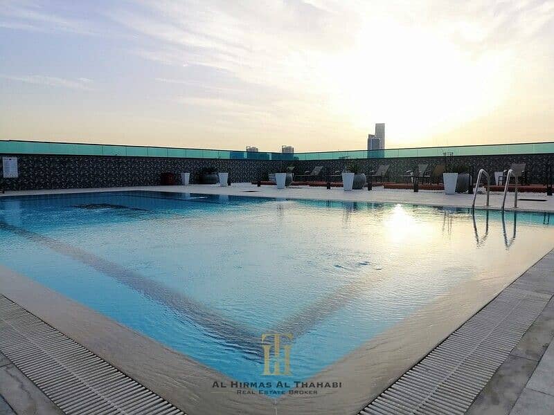 Premium Studio Living /Prime JVC Location/ Balcony - Image 21