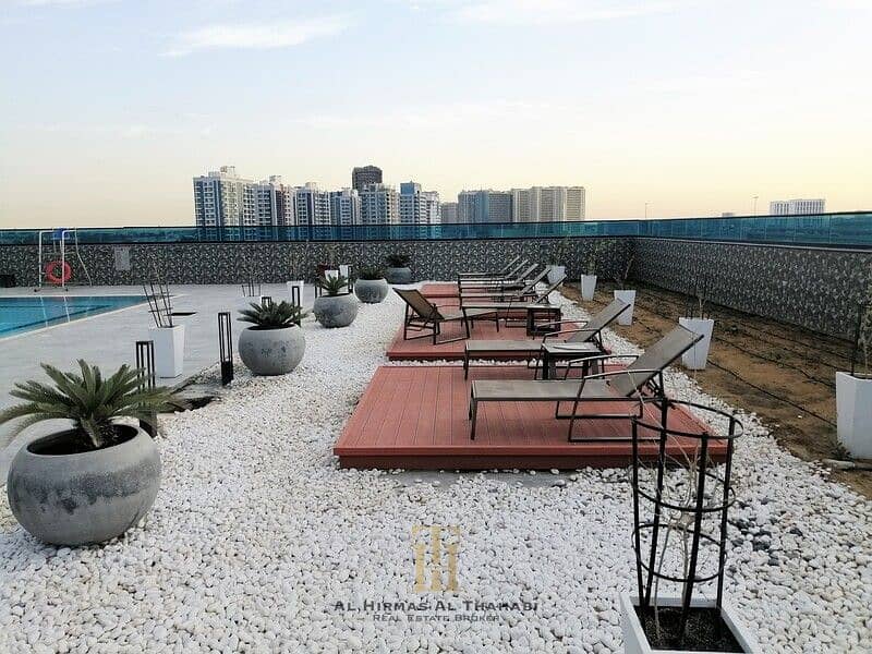 Premium Studio Living /Prime JVC Location/ Balcony - Image 22