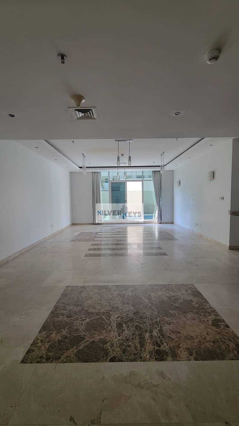 MODERN AND WELL CONNECTED 3BHK DUPLEX WITH PRIVATE POOL AND HUGE HALL