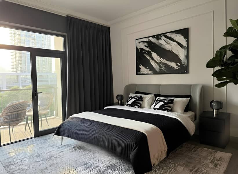 Fully Furnished 1BR + Study with Lake View - Image 8