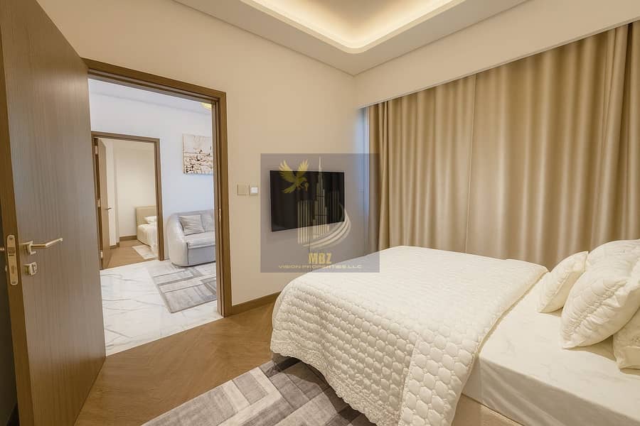 . Premium Fully Furnished 2BR | Pool View | Azizi Riviera