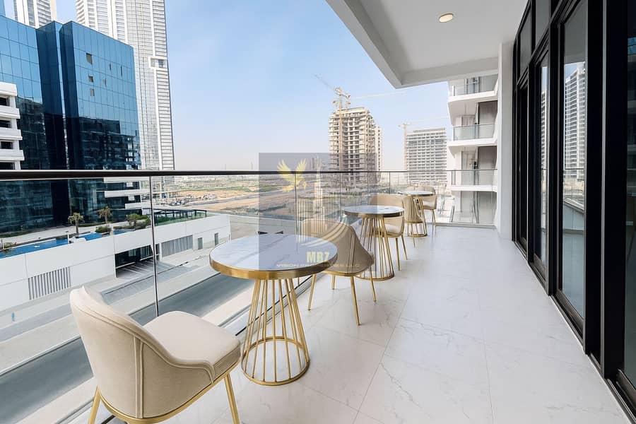 . Premium Fully Furnished 2BR | Pool View | Azizi Riviera - Image 8