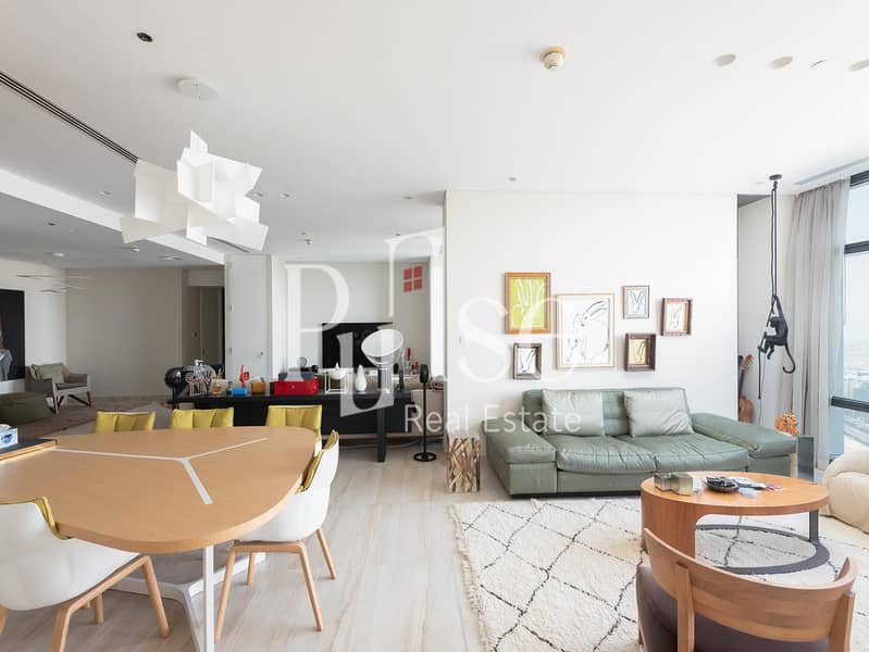 Converted Upgraded 3BR + Maid | Burj Khalifa View