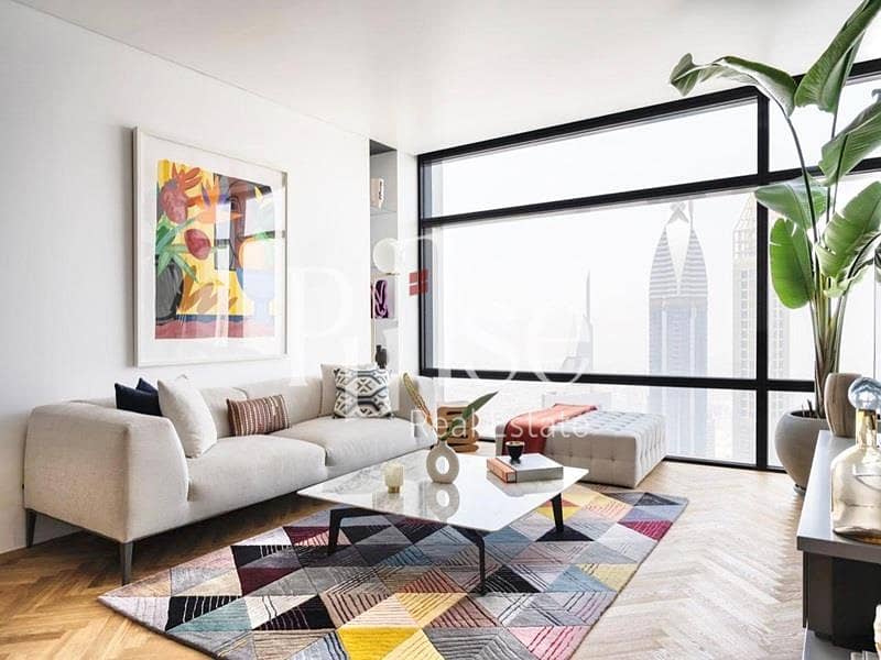 Luxury 2BR | Fully Upgraded | DIFC and Sea Views