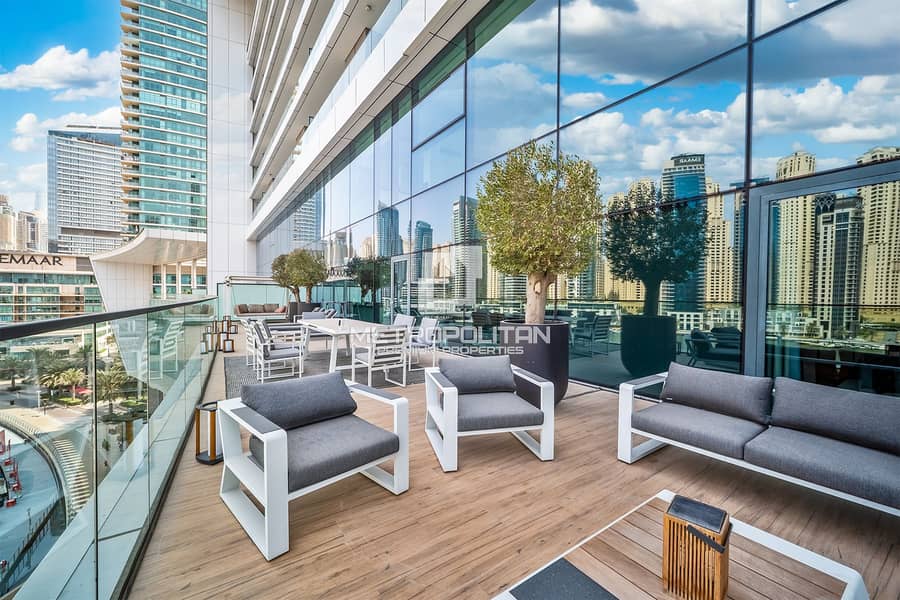 Massive Terrace | Full Marina View | Unique 2BR - Image 11