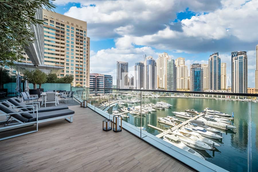 Massive Terrace | Full Marina View | Unique 2BR - Image 12
