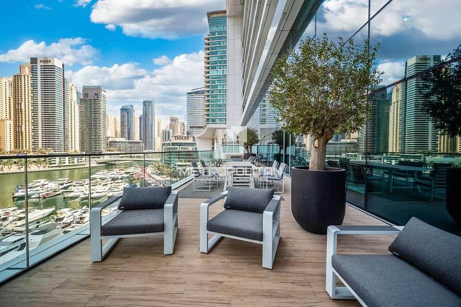 Massive Terrace | Full Marina View | Unique 2BR - Image 13