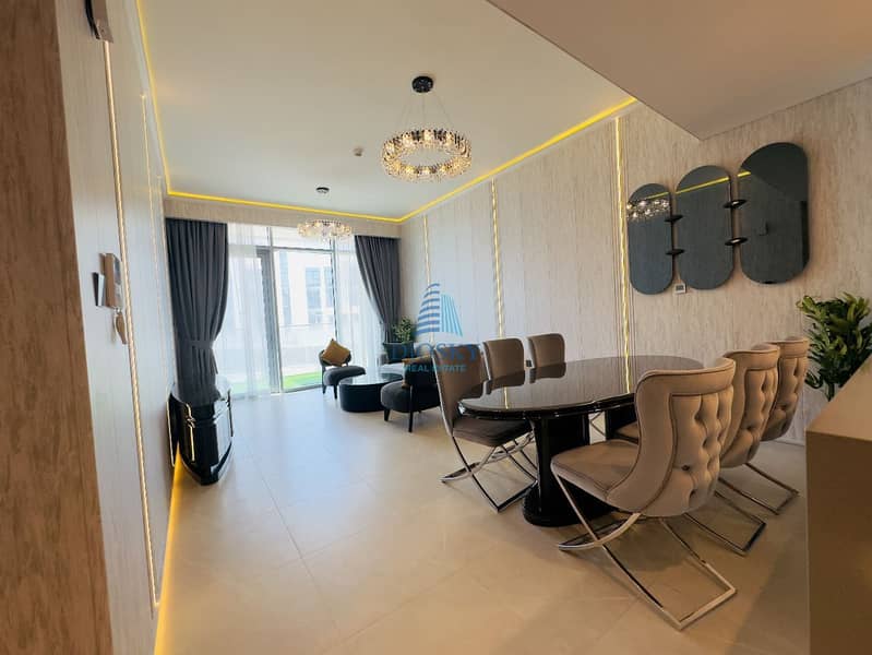 Fully Furnished | Canal View | 2BR+Maid