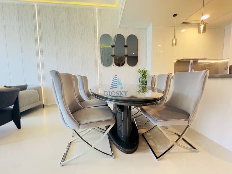 Fully Furnished | Canal View | 2BR+Maid - Image 6