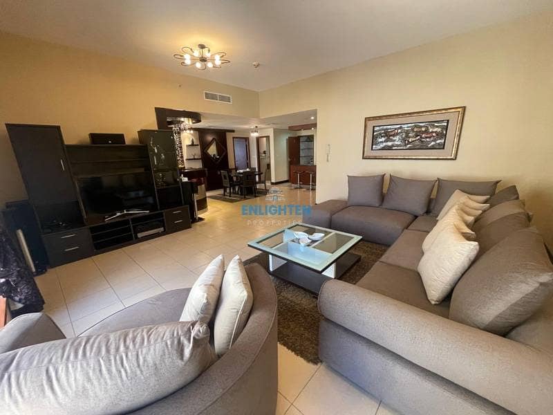1BHK FURNISHED | Sadaf 7 JBR | Modern Sea View - Image 7