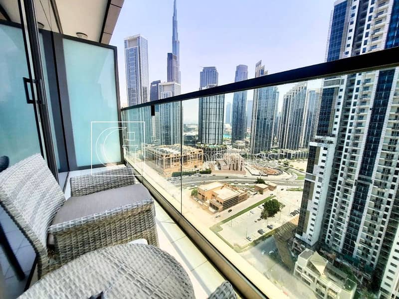 Fully Furnished | Burj Khalifa View | High Floor