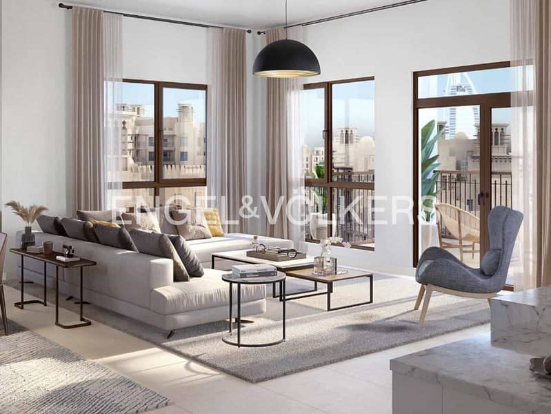 Exquisite Unit with Burj Al Arab and Pool Views