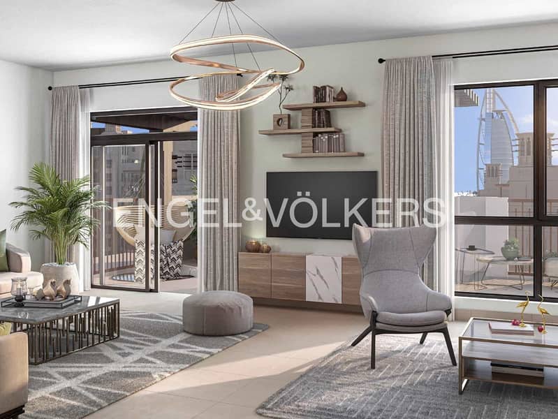 Exquisite Unit with Burj Al Arab and Pool Views