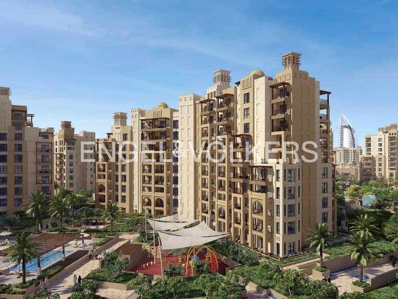 Exquisite Unit with Burj Al Arab and Pool Views