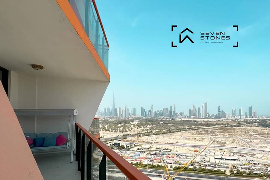 Smart Home | Burj and Frame View | Semi Furnished - Image 13