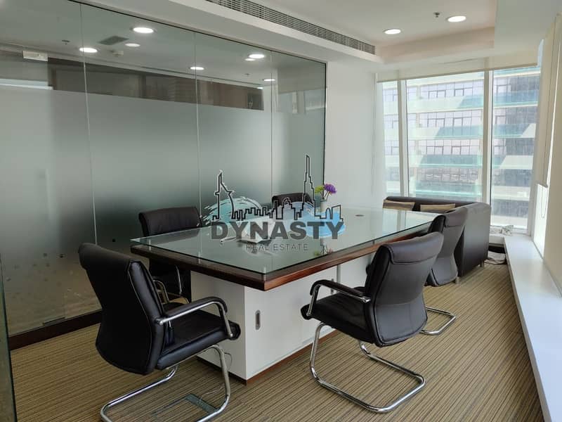 Exclusive | Fitted Office with Partitions | Canal View