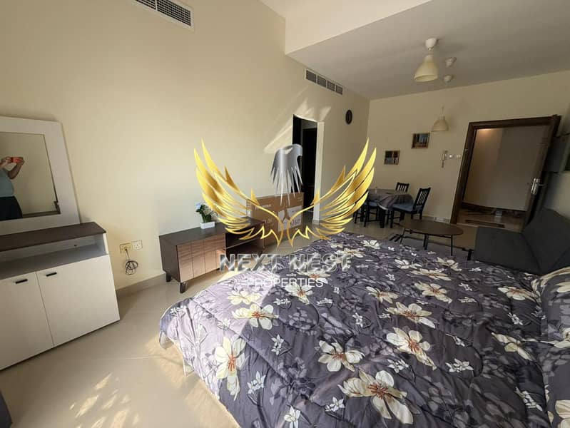 A BRAND NEW FULLY FURNISHED STUDIO WITH CLOSED KITCHEN IS AVAILABLE FOR RENT