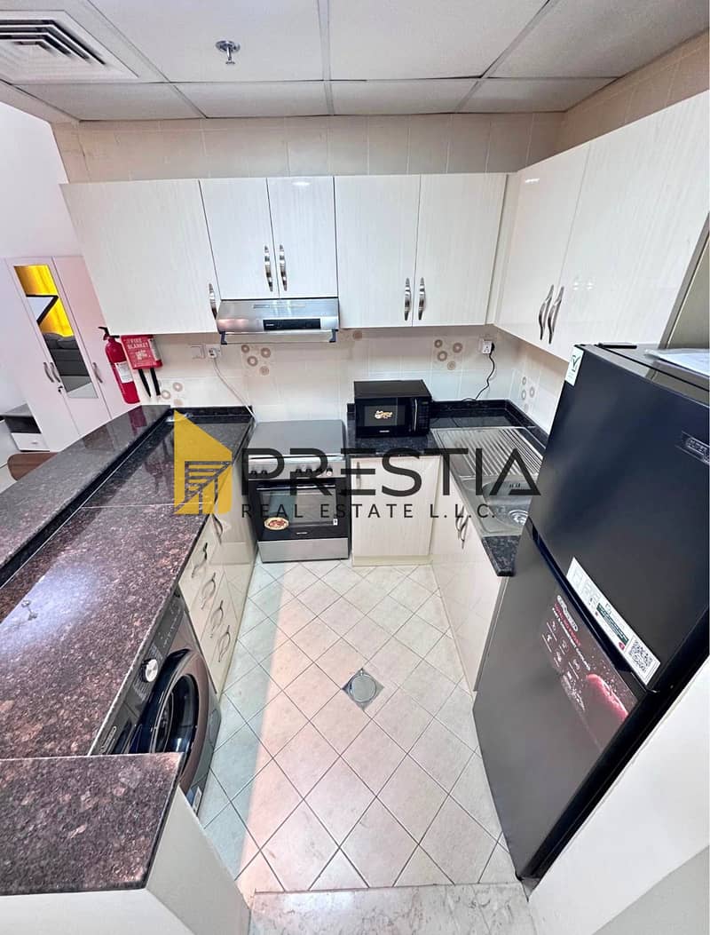 Furnished Studio for Rent | Prime Location | Sports City