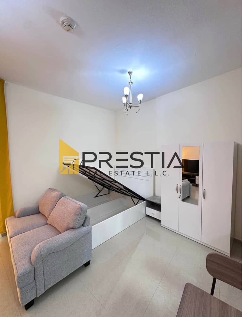 Furnished Studio for Rent | Prime Location | Sports City