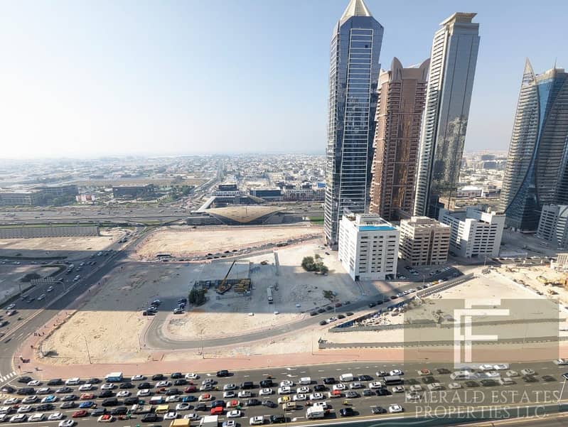 SPACIOUS 2 BR | SHEIKH ZAYED VIEW | HIGH FLOOR