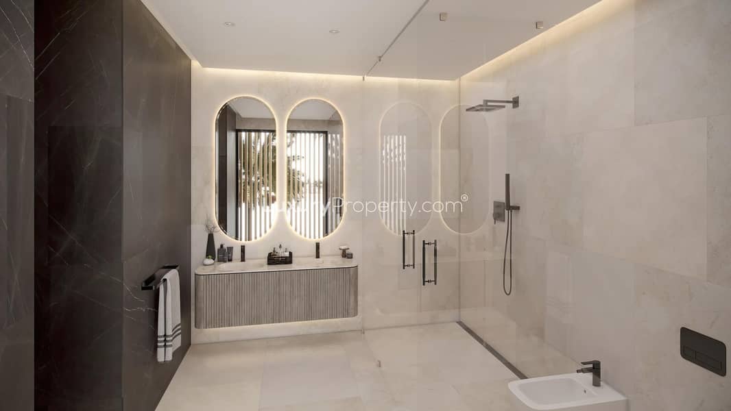 Sea View | 6 Bedroom Villa | Palm Jebel Ali - Image 9