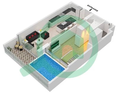 Ocean Pearl by SD - 1 Bedroom Apartment Type/unit A / UNIT 7 FLOOR 1 Floor plan Ocean Pearl by SD - 1 Bedroom Apartment Type/unit A / UNIT 7 FLOOR 1 Floor plan