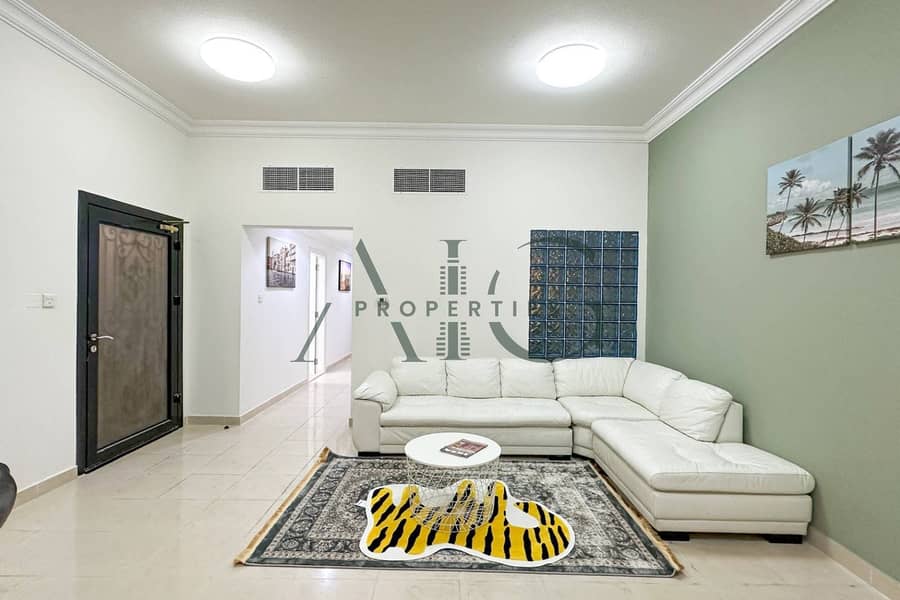 Fully Furnished 3BR Villa | Private Garden | Near Mirdif Avenue Mall