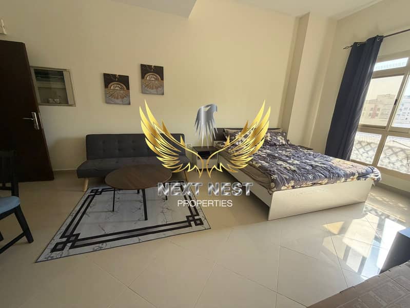 FULLY FURNISHED STUDIO 500 SQFT | BRIGHT APARTMENT | READY TO MOVE