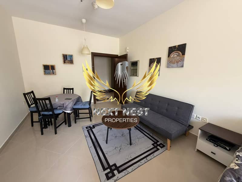 FULLY FURNISHED STUDIO 500 SQFT | BRIGHT APARTMENT | READY TO MOVE